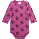 Body violet cu imprimeu steluțe