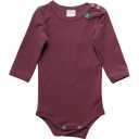 Body Alfa mov prună din bumbac organic pentru bebeluși