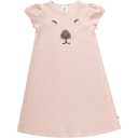 Rochie roz confortabilă cu imprimeu iepuraș