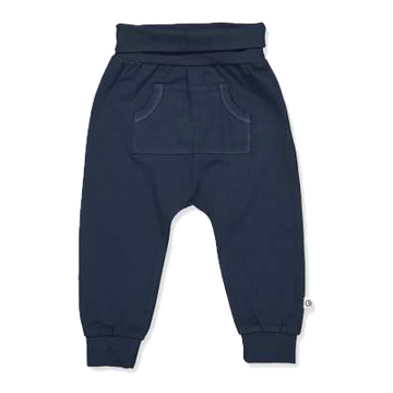 Pantaloni Cozy me cu buzunare, bleumarin
