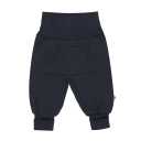 Pantaloni Cozy bleumarin cu buzunar central