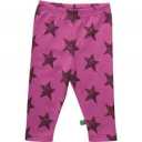 Colanți violet cu imprimeu steluțe