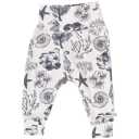 Pantaloni cu imprimeu acvatic