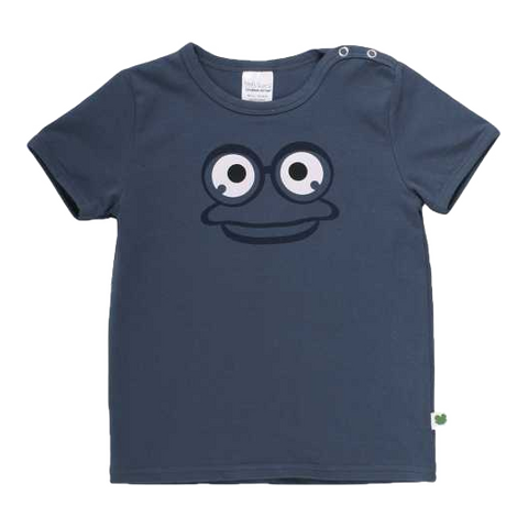 Tricou bleumarin cu imprimeu broscuță
