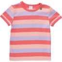 Tricou corai cu dungi late