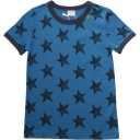 Tricou albastru cu imprimeu steluțe