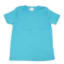 Tricou turcoaz simplu din bumbac