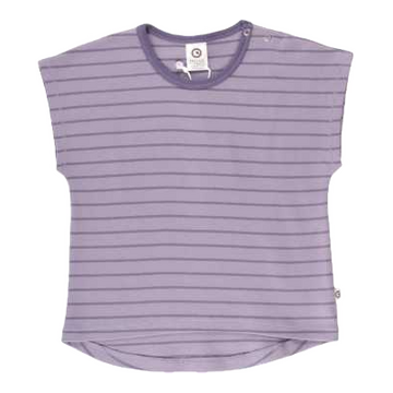 Tricou lila cu dungi mov