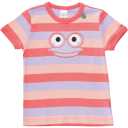 Tricou cu dungi si imprimeu broscuță