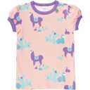 Tricou cu mânecă scurtă pentru fete cu imprimeu lame