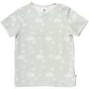 Tricou verde mentă cu imprimeu păpădii