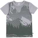 Tricou gri cu imprimeu grafic pentru băieți