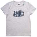 Tricou gri pentru băieți cu mânecă scurtă