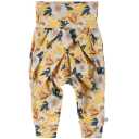 Pantaloni cu fundă și imprimeu vegetal