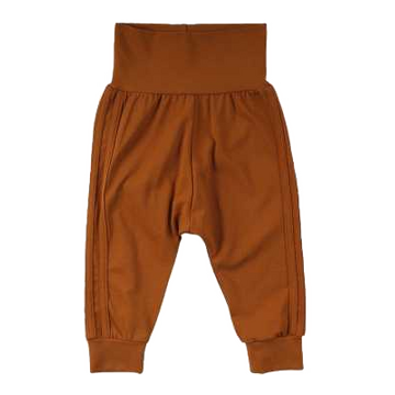 Pantaloni Alfa maro cu dungi cusute lateral