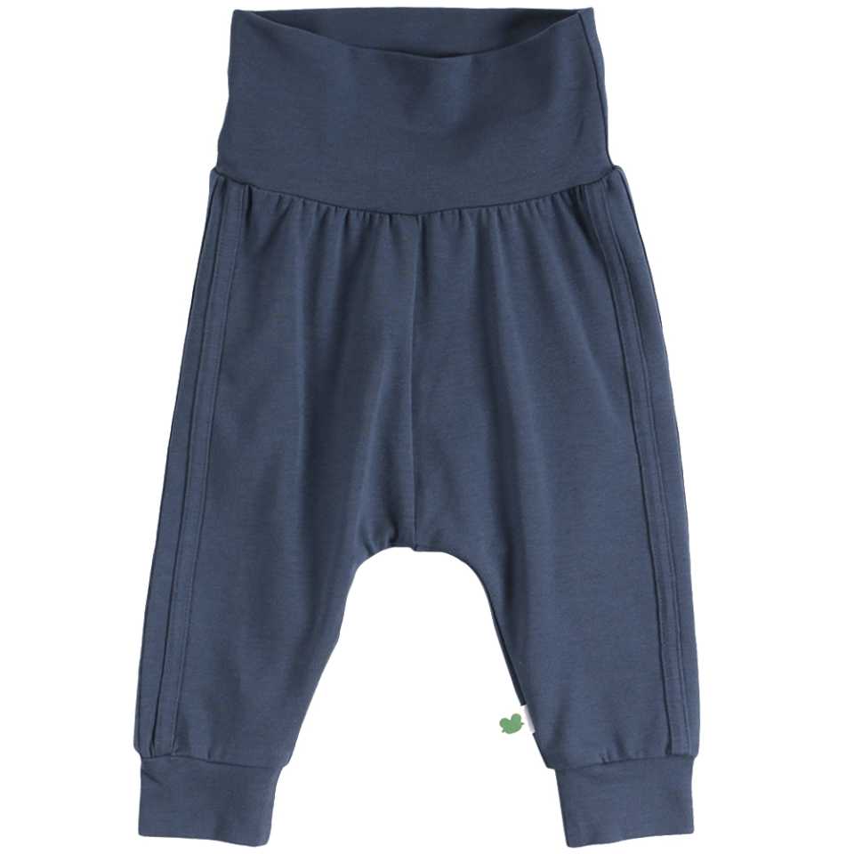 Pantaloni Alfa Midnight cu dungi cusute lateral