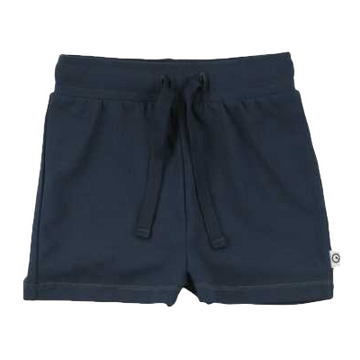 Pantaloni scurți bleumarin cu șiret în talie