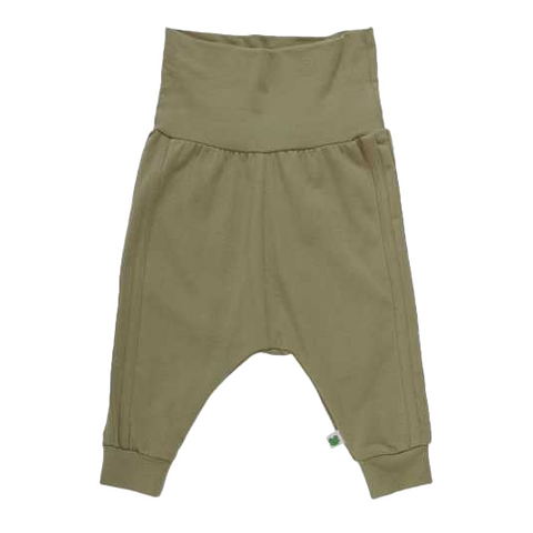 Pantaloni Alfa cu dungi cusute lateral și bandă elastică în talie