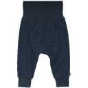 Pantaloni albastru închis cu buzunar central