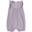 Salopetă scurtă cu volănașe la mâneci