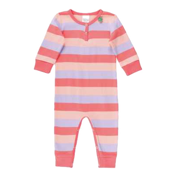 Salopetă corai cu mânecă lungă și dungi