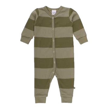 Salopetă în dungi cu mânecă lungă