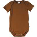 Body Cozy Me maro cu mânecă scurtă