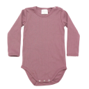 Body mov prună cu mânecă lungă