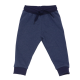 Pantaloni de trening bleumarin cu manșete