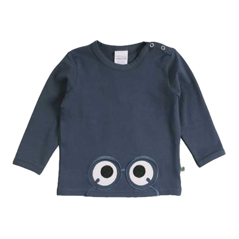 Bluză Alfa cu imprimeu cusut ochi cu ochelari