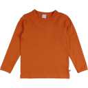 Bluză uni portocalie din bumbac organic