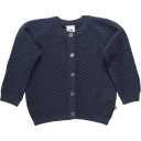 Cardigan uni bleumarin tricotat