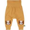Pantaloni confortabili cu imprimeu cusut în genunchi