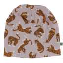 Căciulă roz cu imprimeu cu tigrii