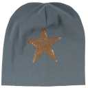 Căciulă cu imprimeu cusut din bumbac organic