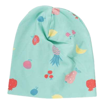 Căciulă bleu pastel cu fructe
