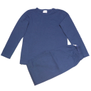 Pijamale subțiri bleumarin