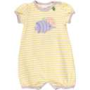 Salopetă scurtă cu imprimeu pește