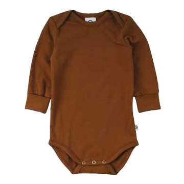 Body Cozy Me maro din bumbac