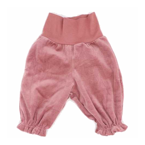 Pantaloni roz din catifea - bumbac 100% Drappa Dot
