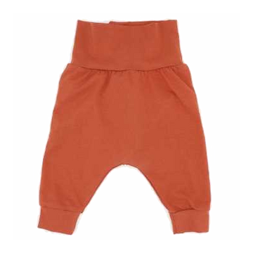 Pantaloni confortabili ruginii