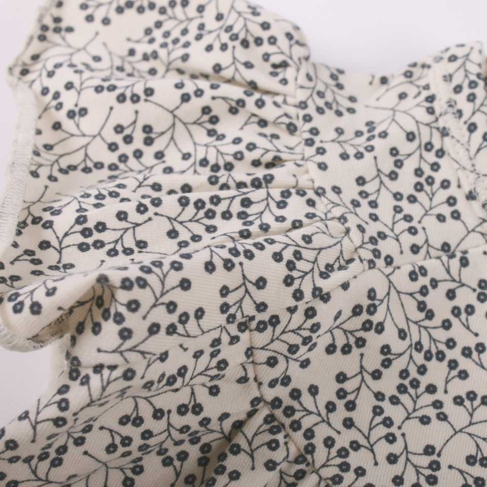 Rochie crem cu imprimeu