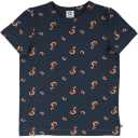Tricou bleumarin cu imprimeu Rugby