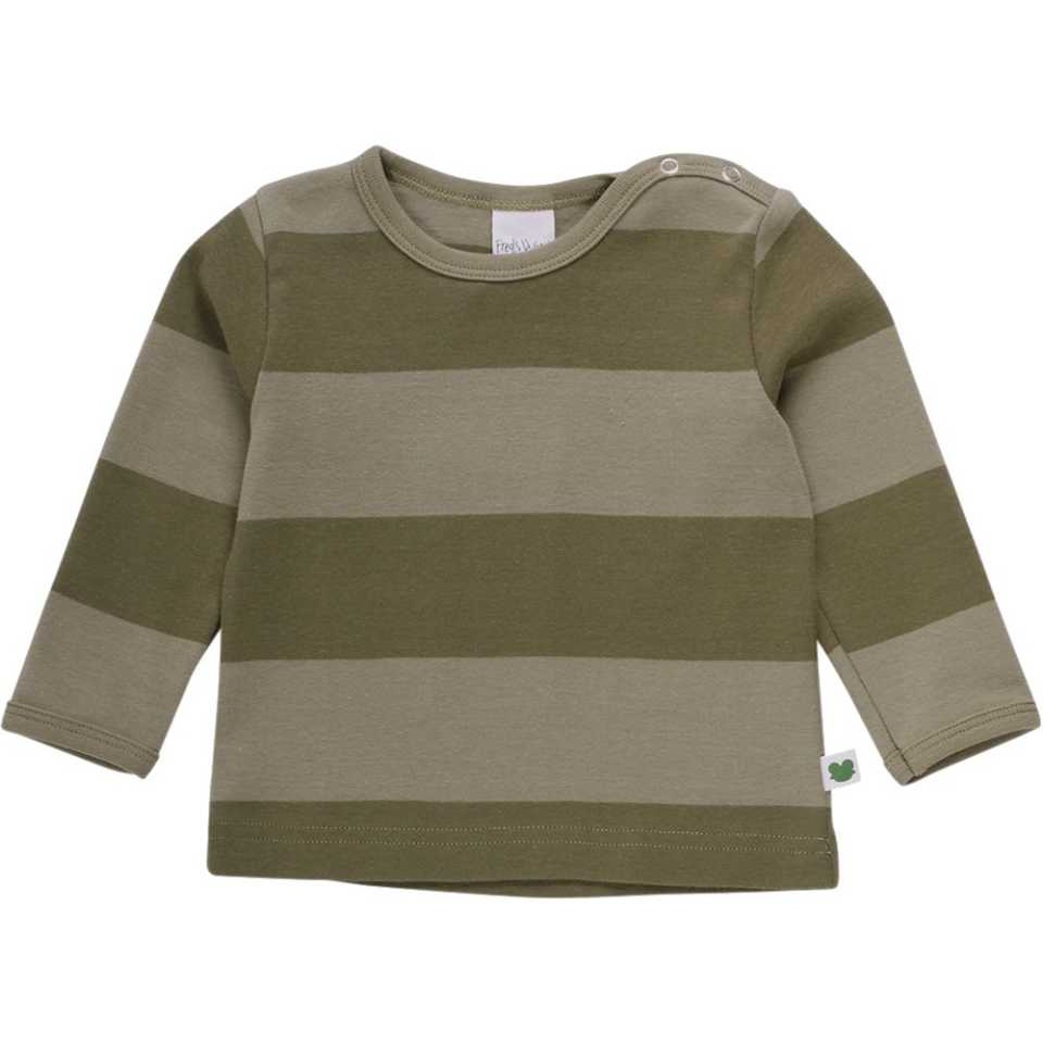 Bluză cu dungi din bumbac fin