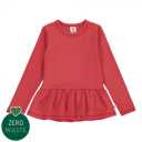 Bluză peplum sweet red