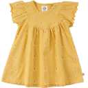 Rochie galbenă cu imprimeu șezlonguri