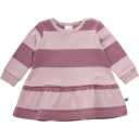 Rochie roz (shadow) cu dungi late