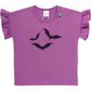 Tricou roz cu imprimeu lilieci