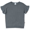 Tricou rib Alfa albastru