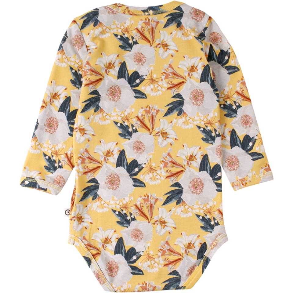 Body galben cu imprimeu floral